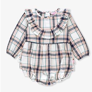 Ruffle Butts Plaid Ruffle Romper (18-24 Mo)